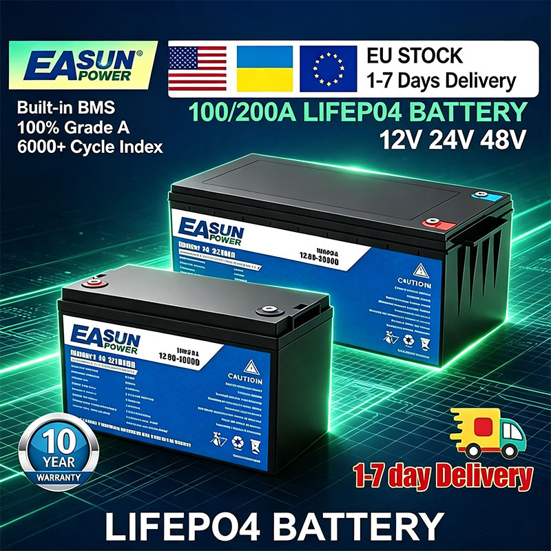 EASUN POWER LiFePO4 Battery 10 - Grid Tie Inverter Limiter 2000W 评论和价格