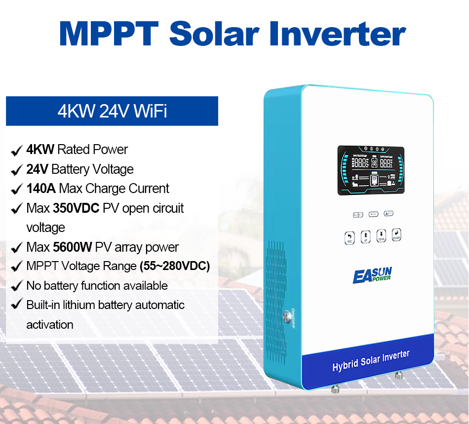 EASUN POWER 4KW 110V Off Grid  - Grid Tie Inverter Limiter 2000W 评论和价格