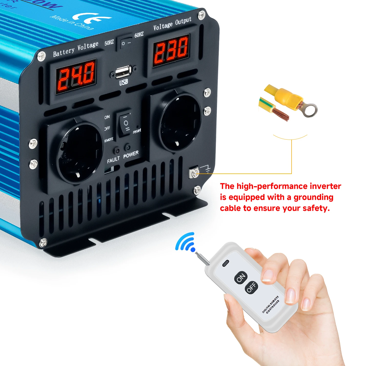 Solar Pure Sine Wave Power Dc  - Off Grid Solar Inverter 48V 6000W 评论和价格